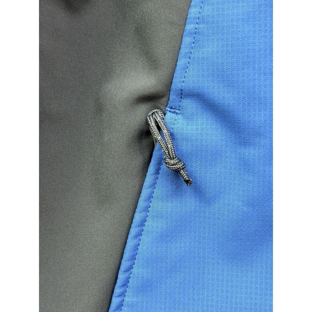 Free Country Softshell Jacket Womens Medium Blue Grey Hooded Fleece Lined Active - Picture 7 of 10